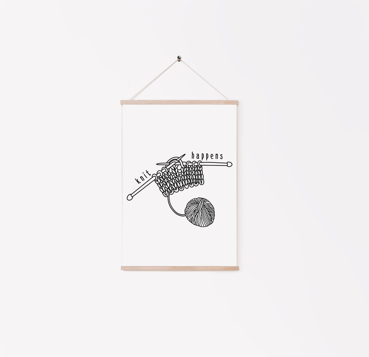 Digitale Plotterdatei- „Knit Happens“