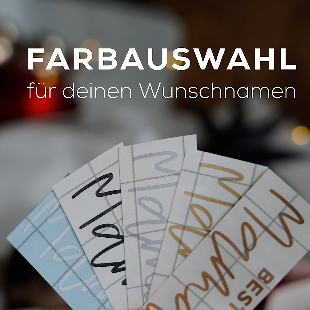 Sticker/Aufkleber Wunschtext - Dein Wunschname